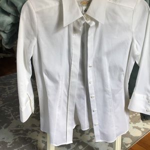 New white Talbots blouse